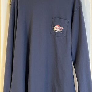 Vineyard Vines Christmas long sleeve Cotton Shirt size L